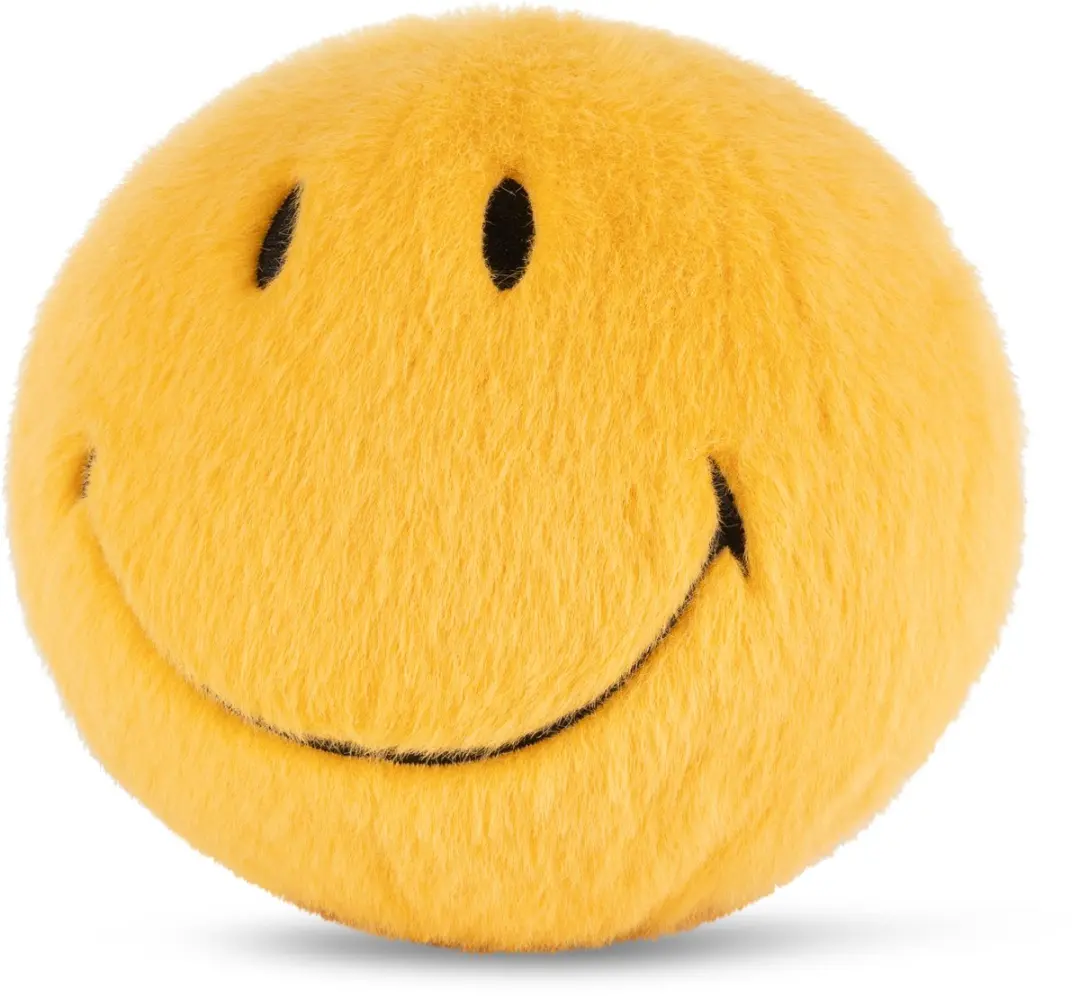 Bon Ton Toys Smiley ECO Fuzzy Geel - 13 cm