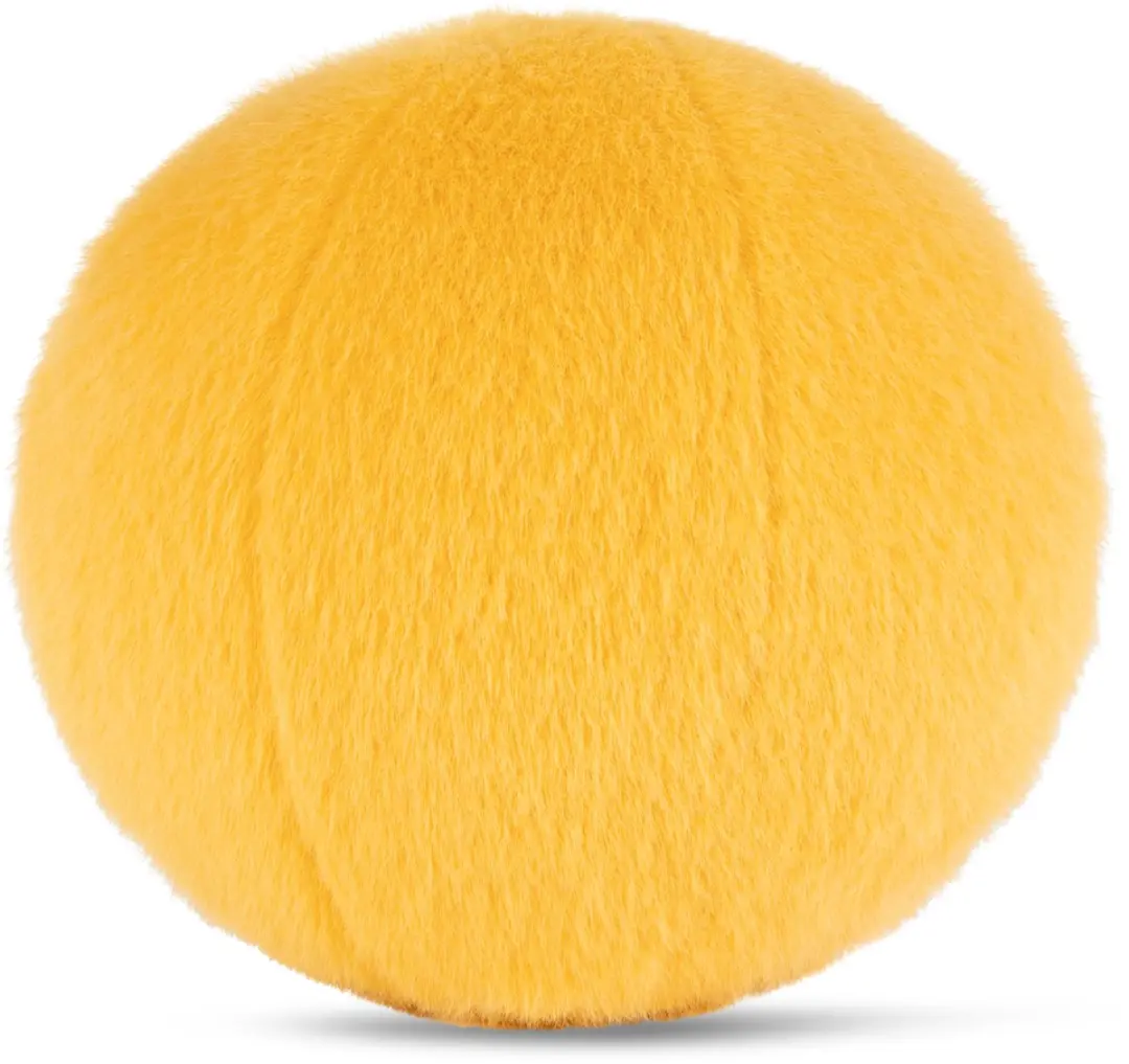 Bon Ton Toys Smiley ECO Fuzzy Geel - 13 cm