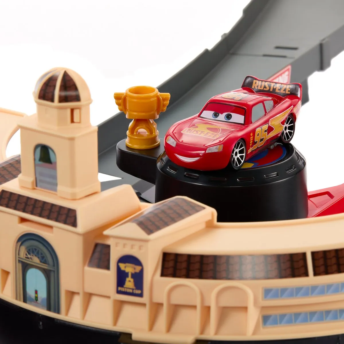 Mattel Disney Pixar Cars NASCAR Baanwisselrace HXJ33 - Multicolor