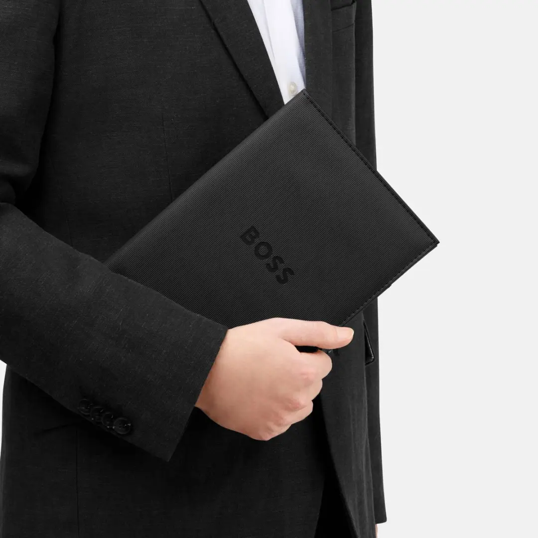 BOSS Formation Line A5 Schrijfmap - Black
