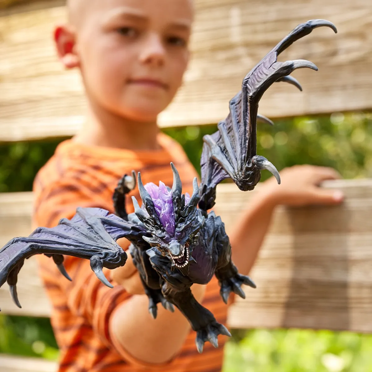 Schleich Eldrador Creatures Schaduw Draak Speelfiguur 70152 - Zwart/Paars