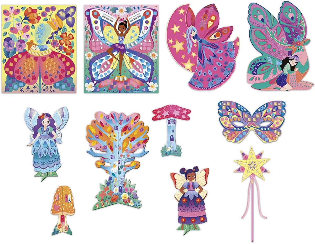 Janod Magic Fairies Knutselpakket - 11 Creaties - Multicolor