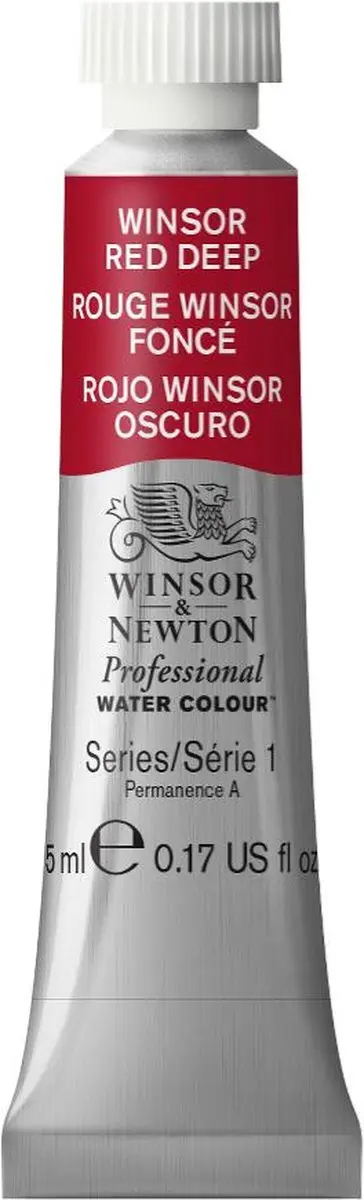 Winsor & Newton Winsor Red Deep Waterverf 5ml