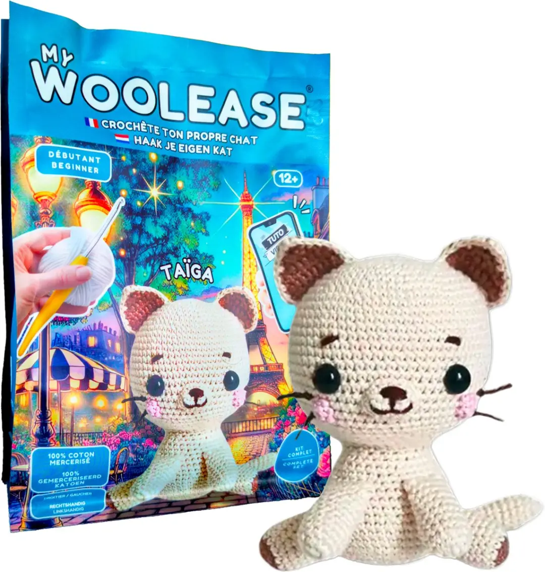 Geronimo Games My Woolease Haakpakket Taïga the Cat - 1 Stuks