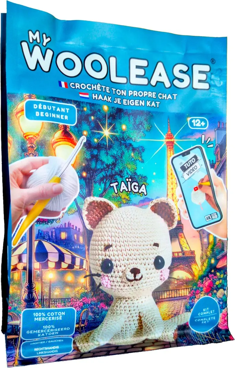 Geronimo Games My Woolease Haakpakket Taïga the Cat