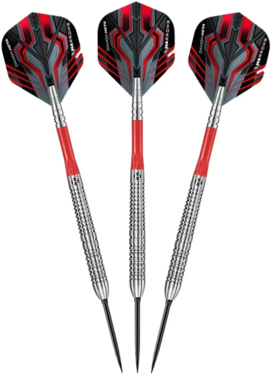Harrows Damon Heta Natural 90% Tungsten 23gr Darts - 3 Stuks
