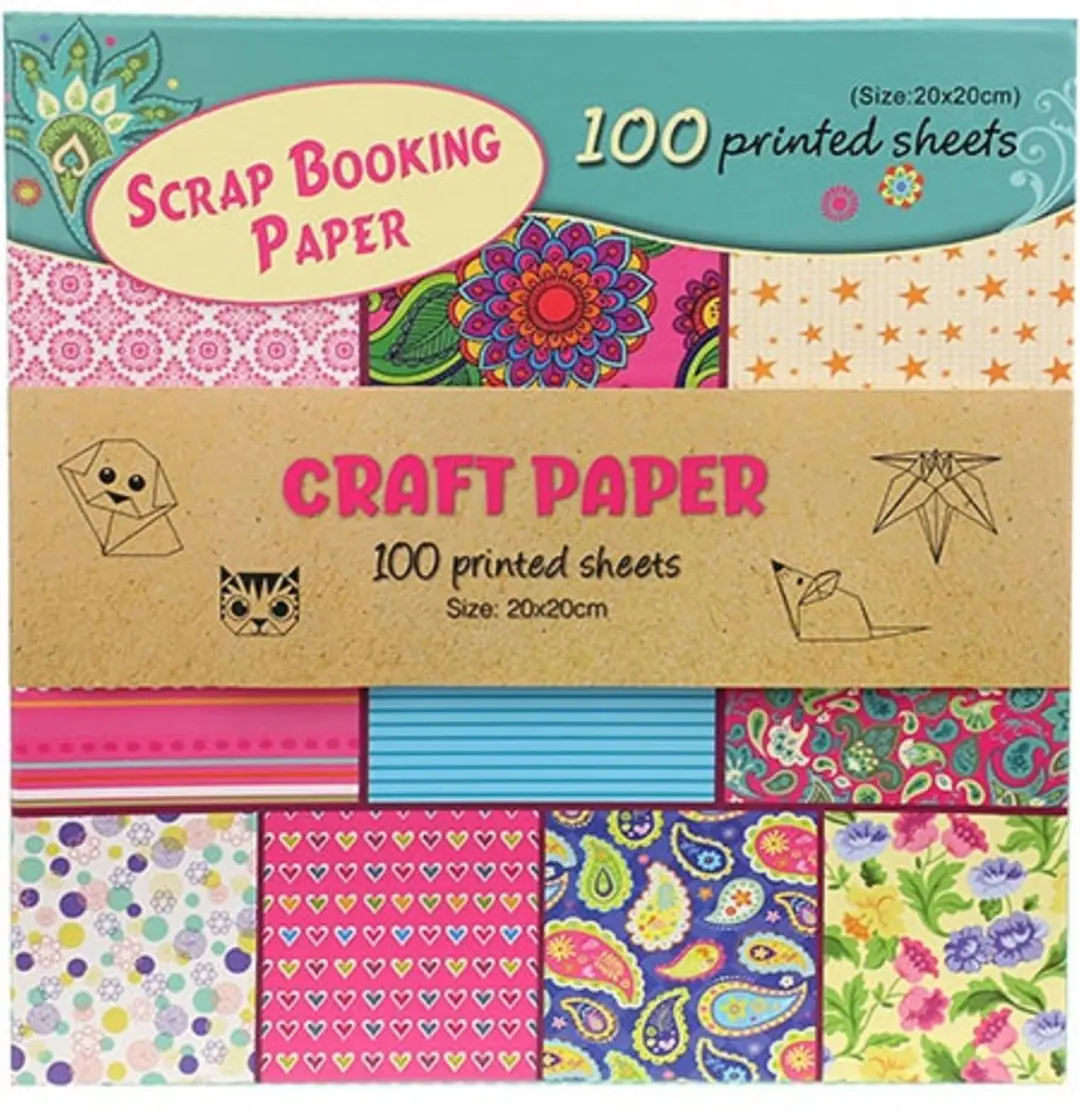 Play-Doh Scrapbookpapier 100 Stuks - 20x20cm Roze