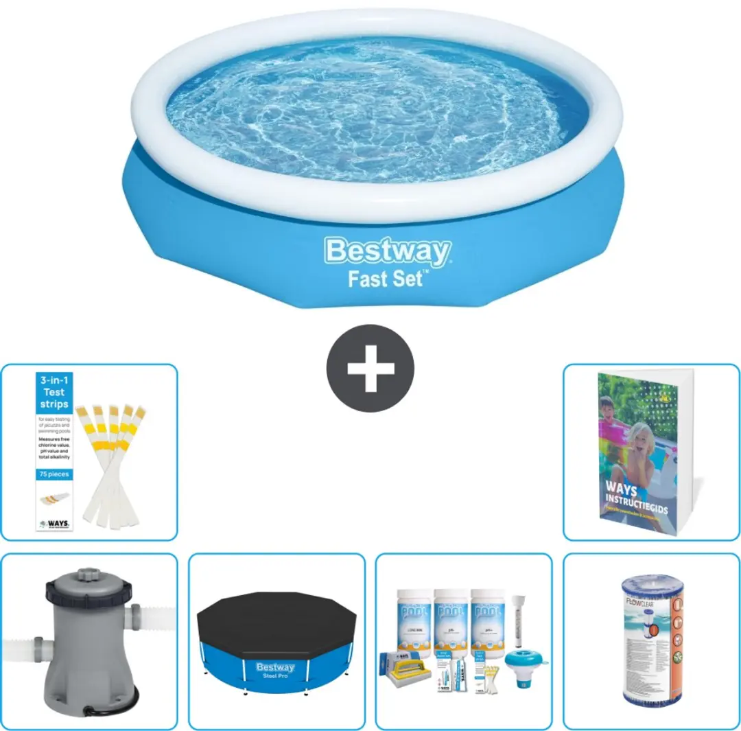 Bestway Fast Set Rond Zwembad 305x66cm