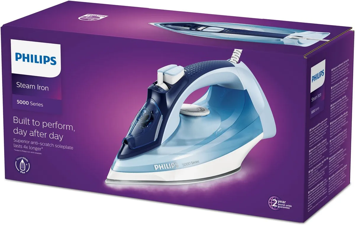 Philips 5000 Series DST5030/20 Stoomstrijkijzer - Blauw