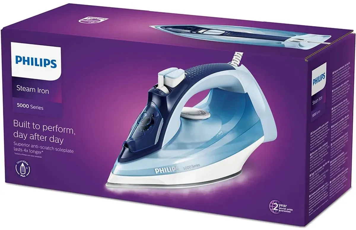 Philips 5000 Series DST5030/20 Stoomstrijkijzer - Blauw