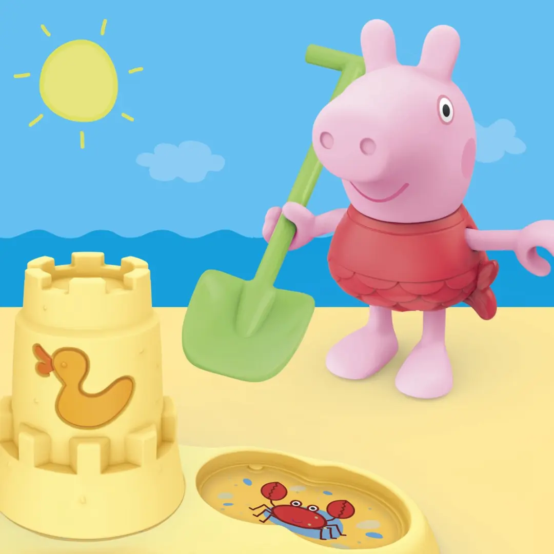 Peppa Pig Stranddag Speelset - Multi
