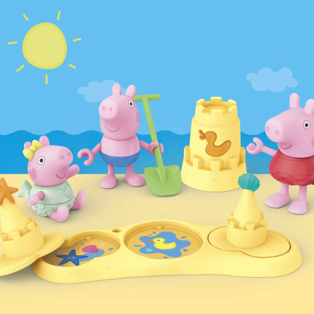 Peppa Pig Stranddag Speelset - Multi - afbeelding 6 van 6
