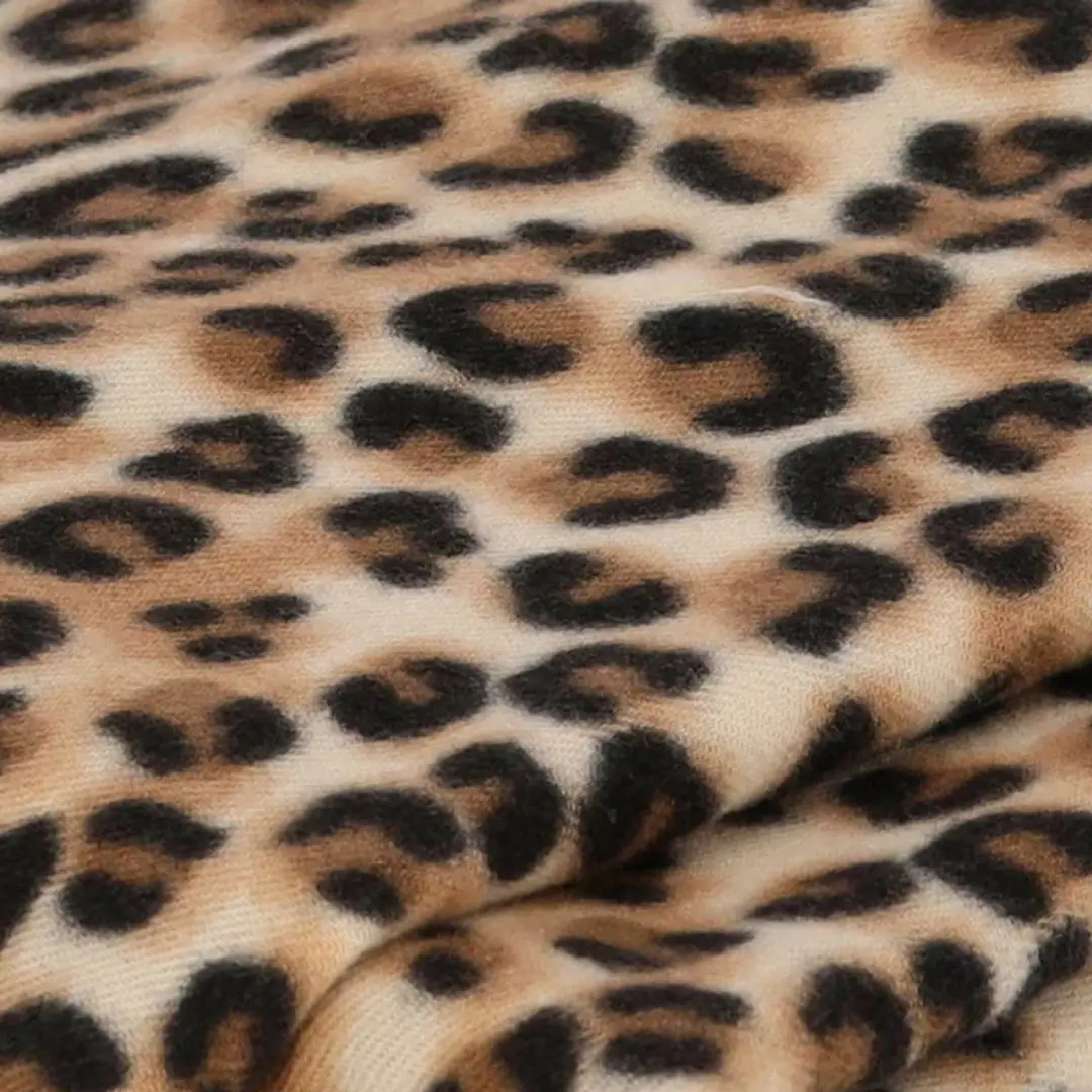 Sarlini Verkleed Sjaal Luipaardprint 200x60cm - Bruin