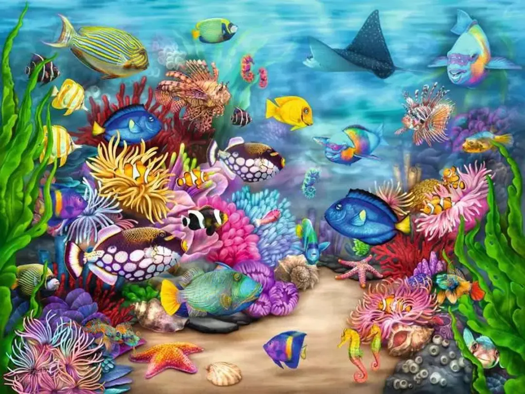 Ravensburger Tropical Reef Life Puzzel