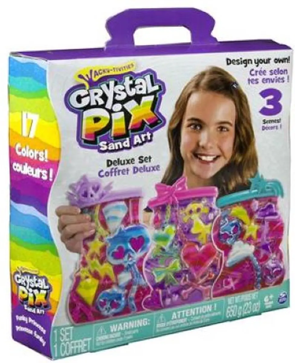 Spin Master Crystal Pix Sand Art Deluxe Set