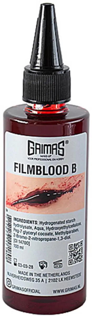 Grimas Filmbloed Donkerrood 100ml