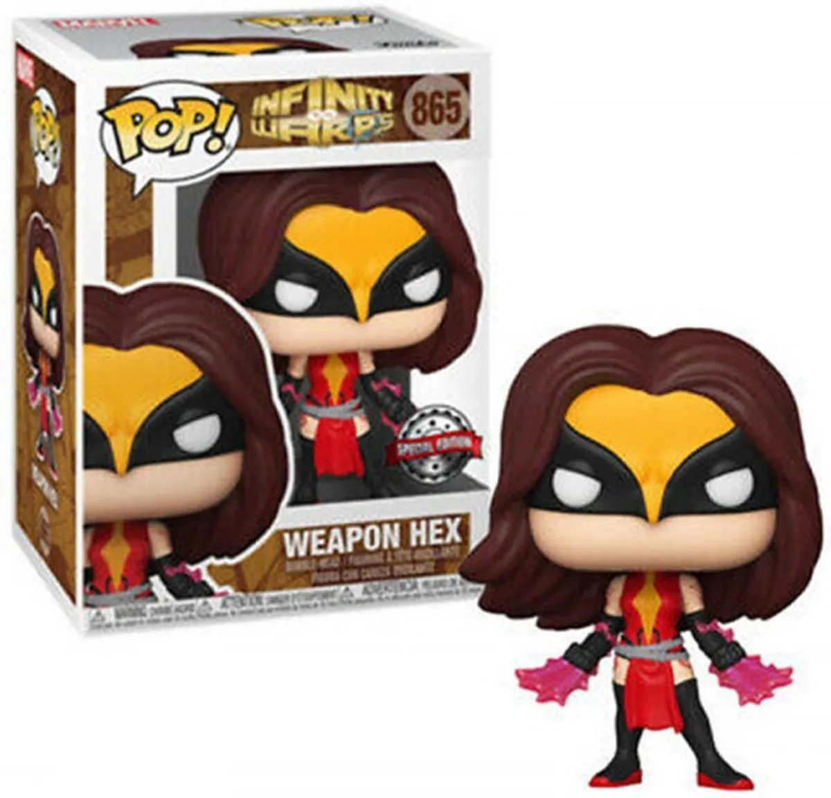 Funko Pop! Marvel Infinity Warps Weapon Hex #865