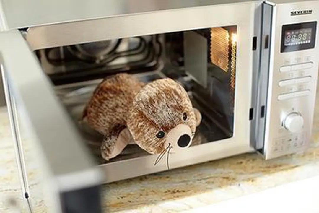 Warmies Zeehond Magnetronknuffel - Bruin/Wit