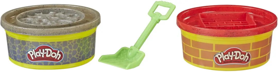 Play-Doh Wheels Bouwset Rood/Grijs - 2 Stuks