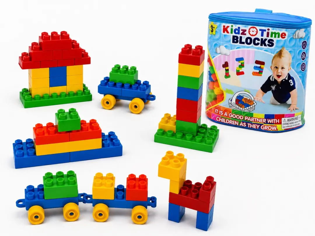 YJ Toys Kidz Time Blocks Bouwblokken 52 Stuks