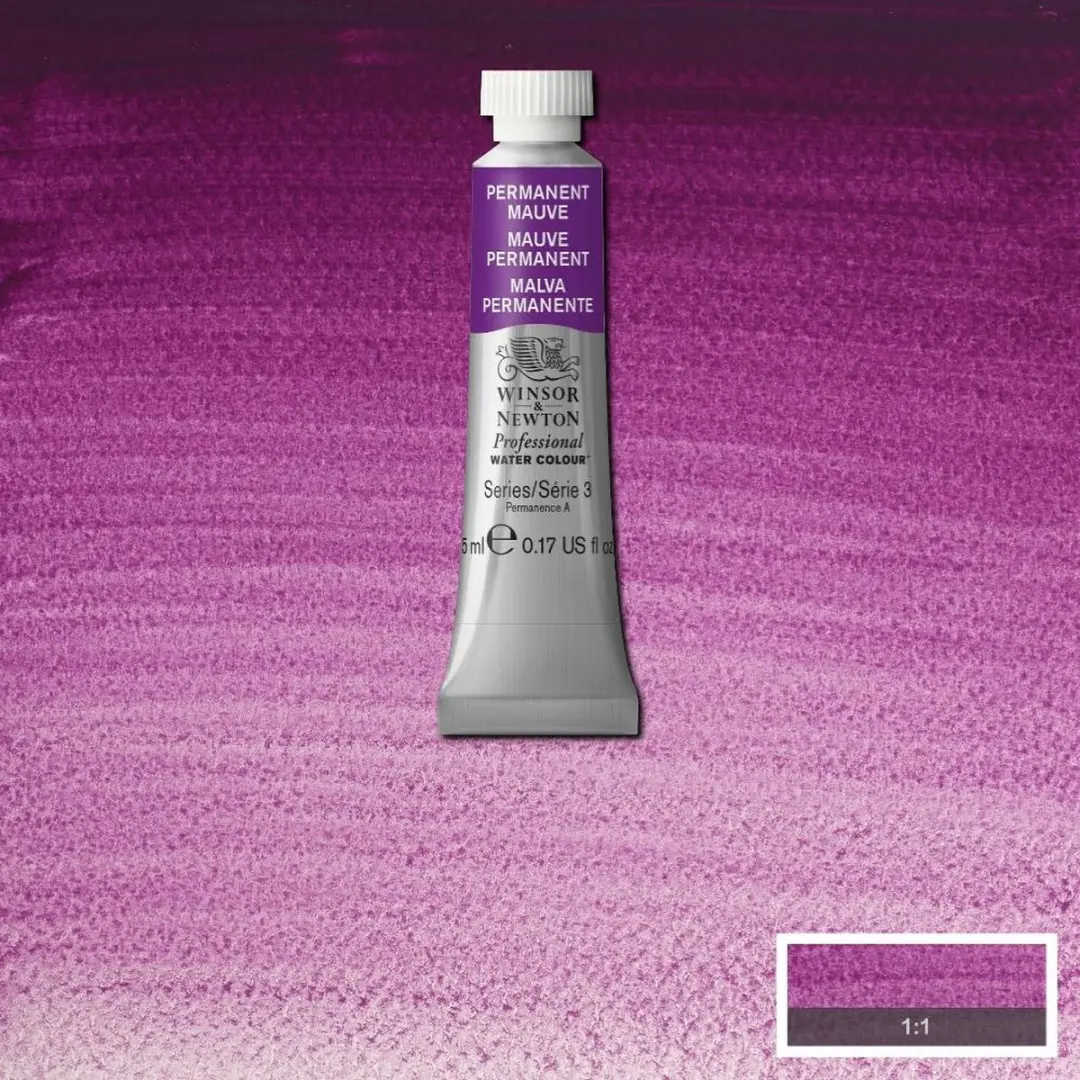 Winsor & Newton Permanent Mauve Waterverf 5ml