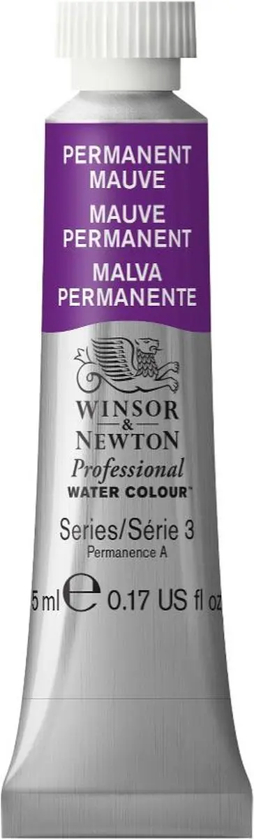 Winsor & Newton Permanent Mauve Waterverf 5ml