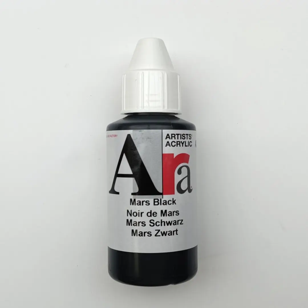 Ara Acrylverf Mars Zwart 100ml
