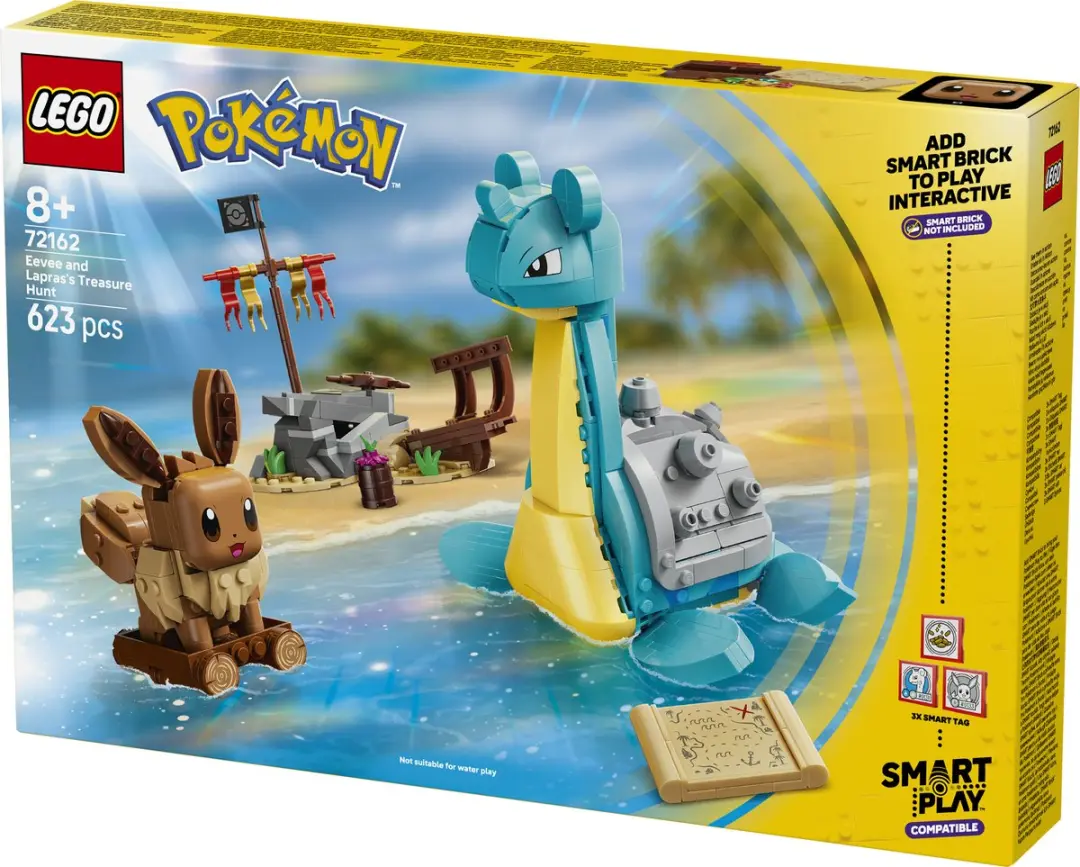 LEGO 72162 Pokémon SMART Play Eevee & Lapras' Schatzoektocht - 623 Stukken - afbeelding 6 van 6