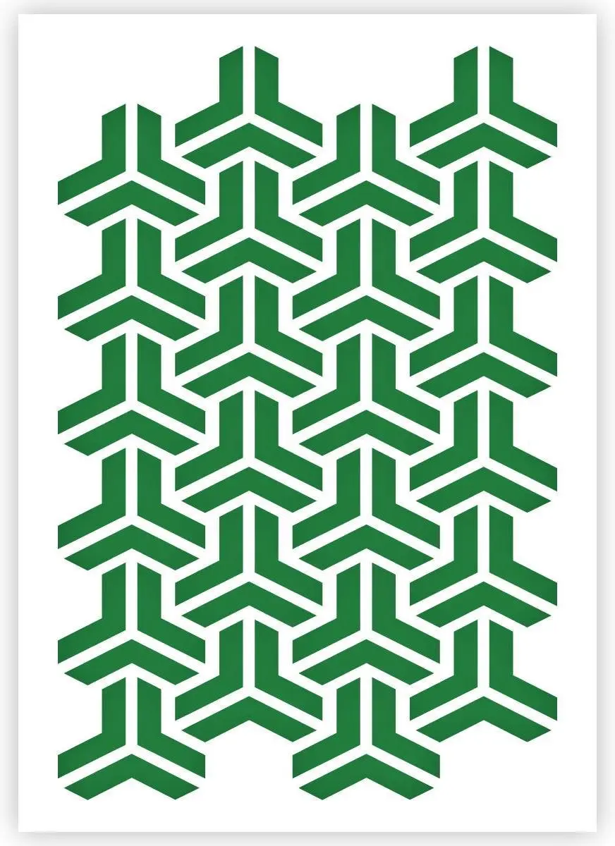 Levi's Stencil Escher Patroon A3
