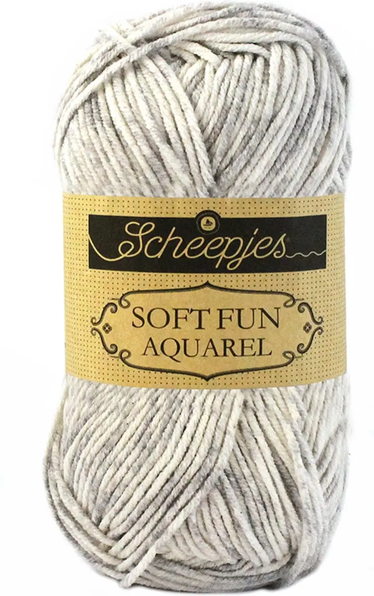 Scheepjes Softfun Aquarel 50g - Grijs