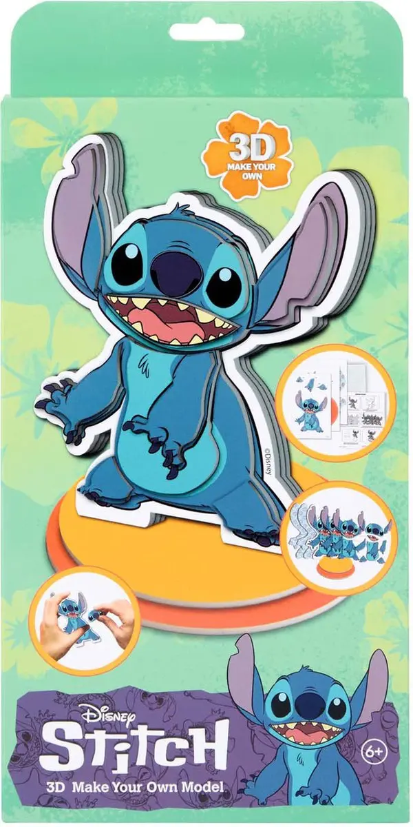 Disney Stitch 3D Figure XXL - Blauw