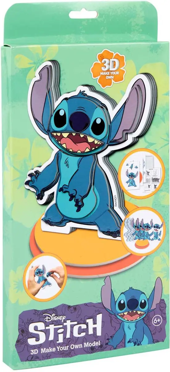 Disney Stitch 3D Figure XXL - Blauw