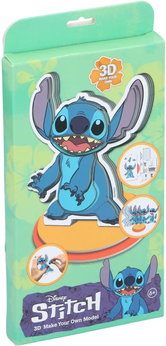 Disney Stitch 3D Figure XXL - Blauw
