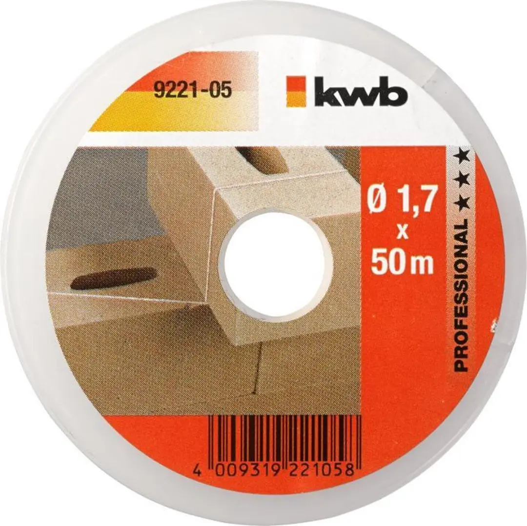 KWB Metselkoord 1,7mm x 50m - Wit