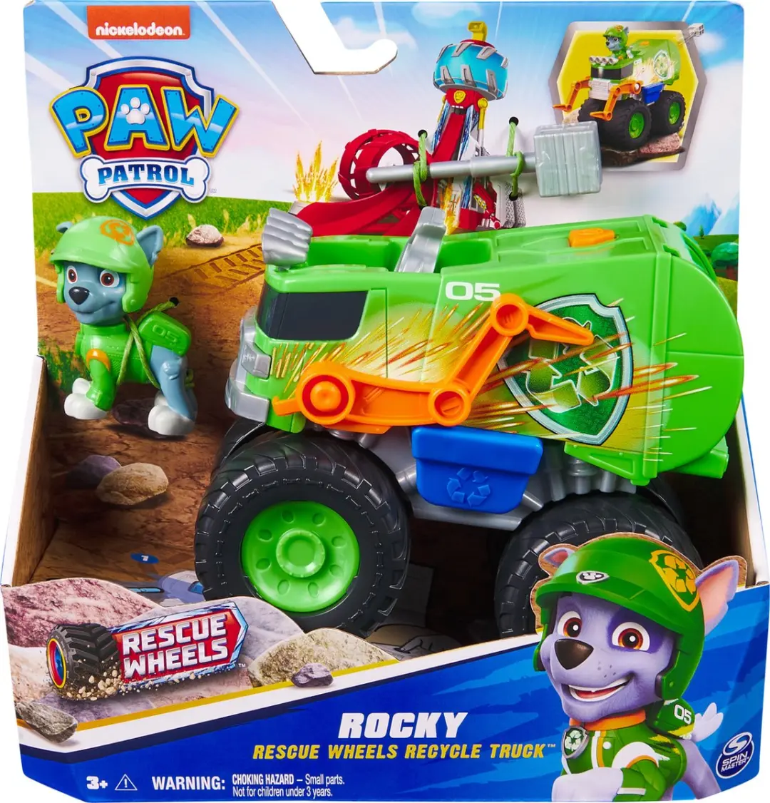 PAW Patrol Reddingswagen Vuilniswagen Rocky 6069331