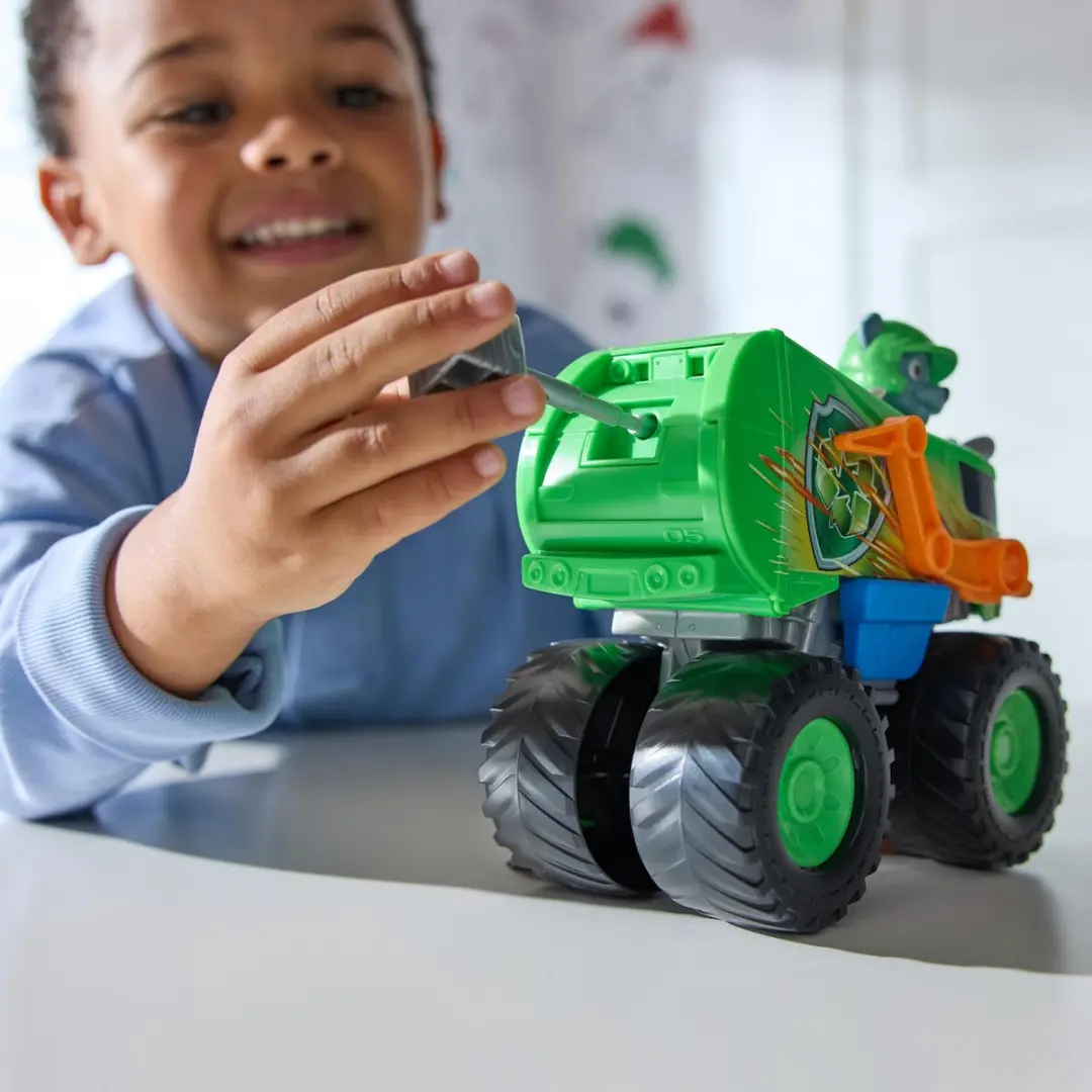 PAW Patrol Reddingswagen Vuilniswagen Rocky 6069331 - afbeelding 6 van 6