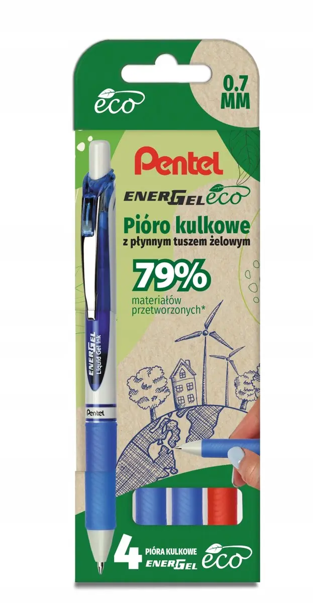 Pentel BL77 Eco Gelpen Set