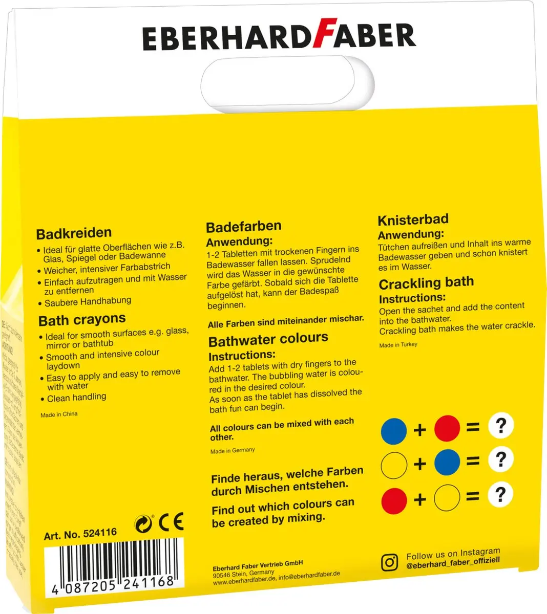 Eberhard Faber Badkrijt EF-524116 - 16-delig Assorti