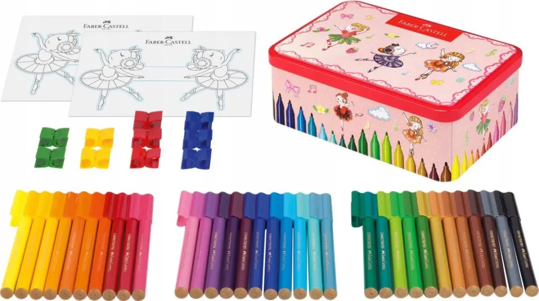 Faber-Castell Connector Flamaster Set 33 Kleuren - Multicolor - afbeelding 3 van 4