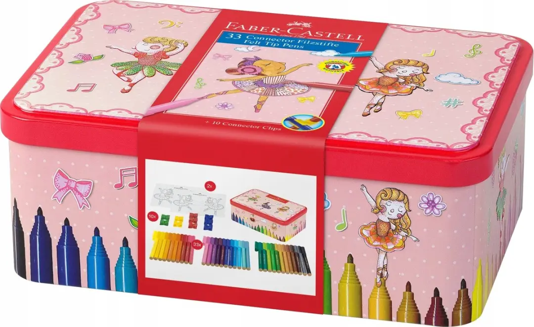 Faber-Castell Connector Flamaster Set 33 Kleuren