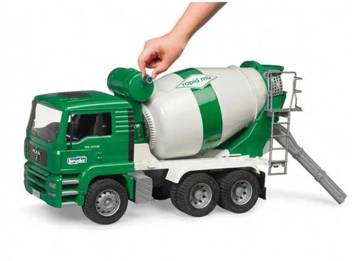 Bruder MAN TGA Cementmixer Blauw 02739
