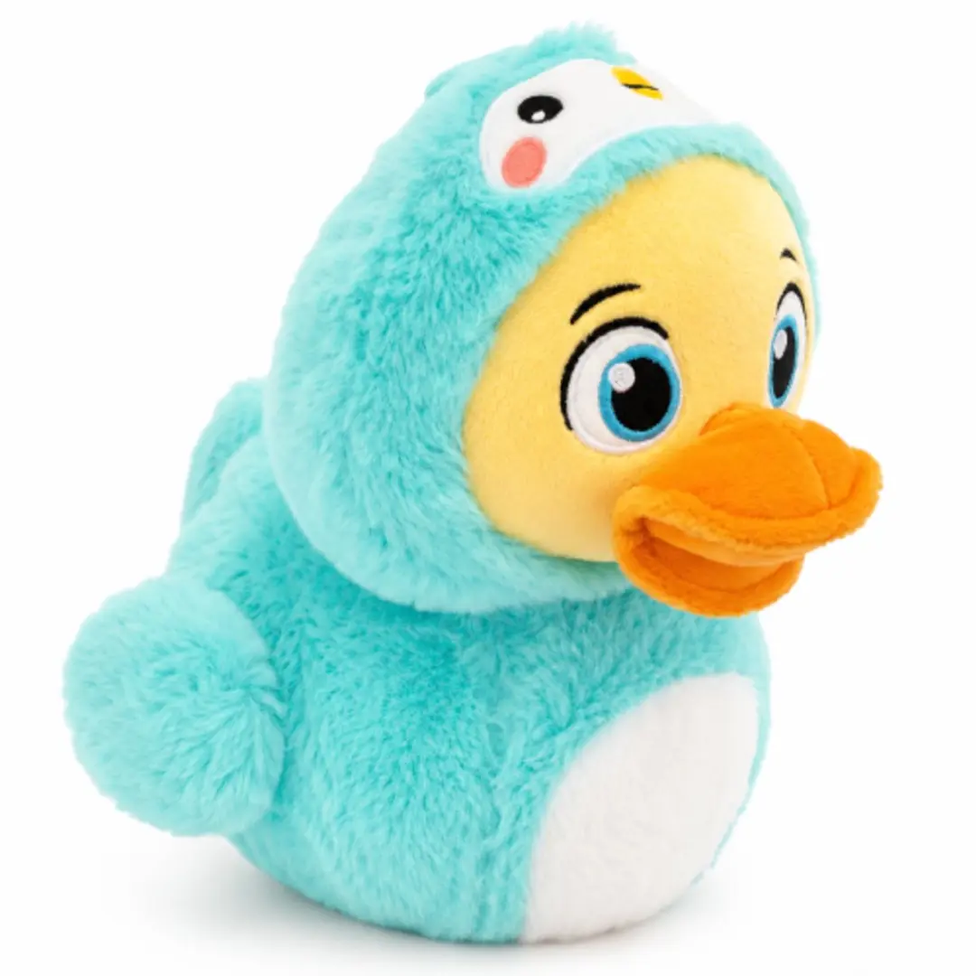 Topknuffels Eend in Pinguïn Outfit Pluche Knuffel 30cm