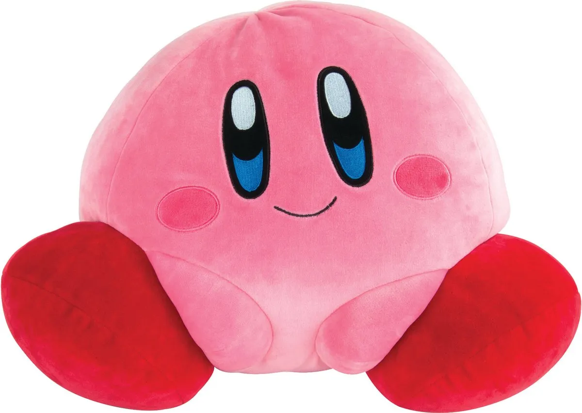 Tomy Super Mario Mega Kirby Pluchen Knuffel - Roze