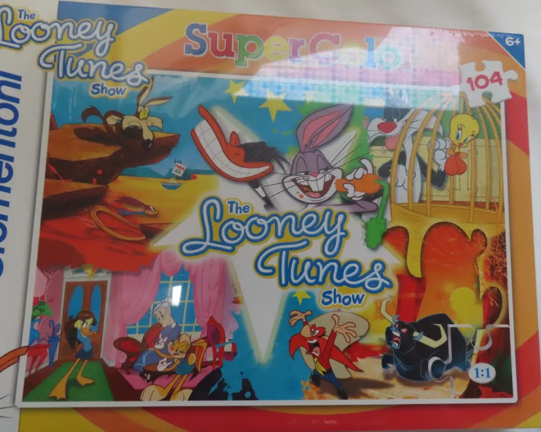 Clementoni The Looney Tunes Show Puzzel 104 Stuks - Multicolor