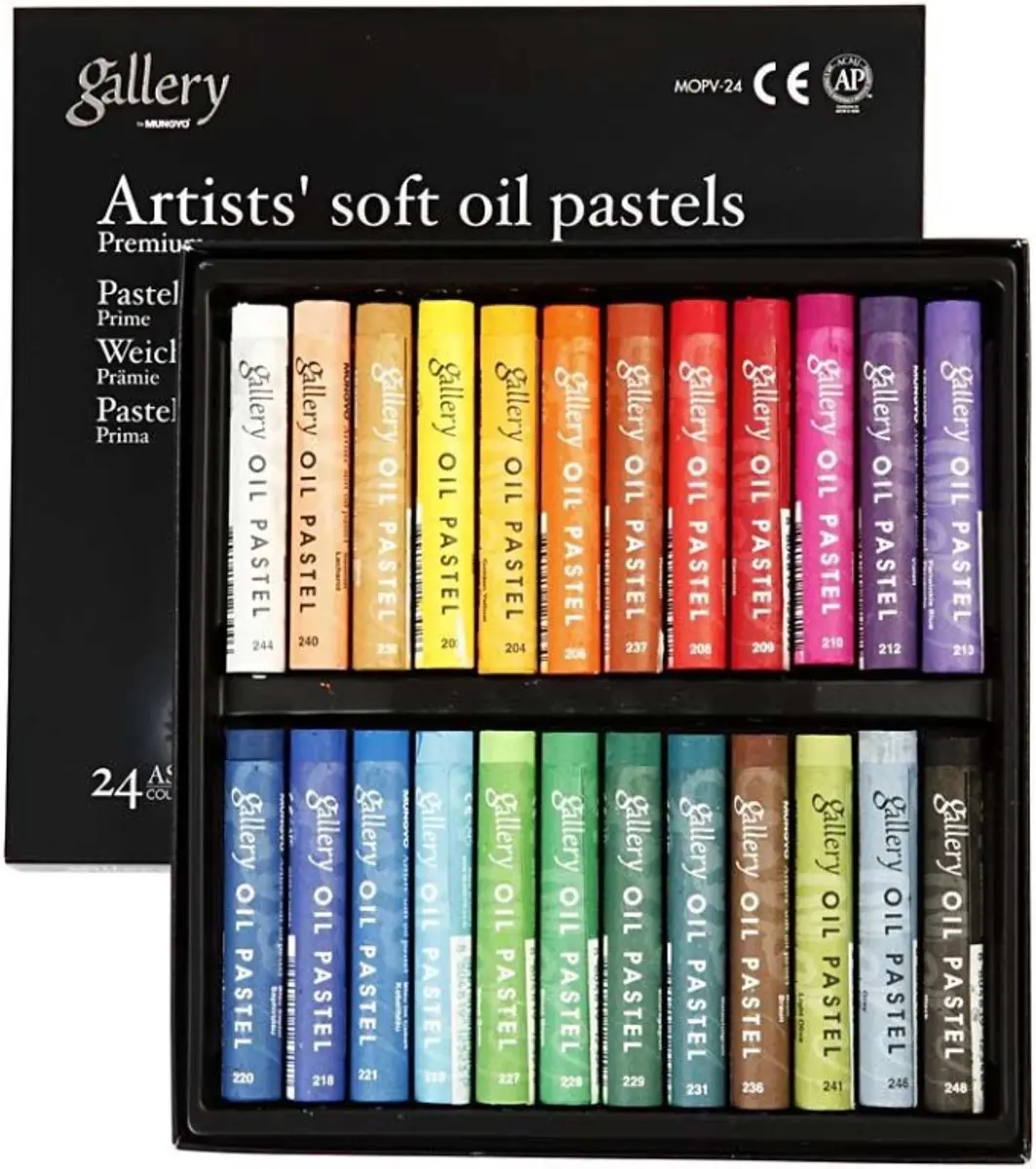 Mungyo Gallery Oliepastels 24 Stuks - Multicolor