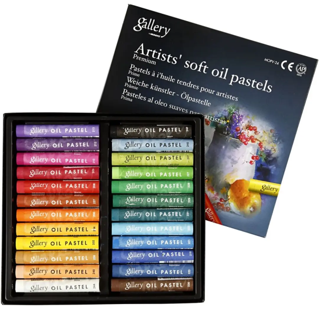 Mungyo Gallery Oliepastels 24 Stuks - Multicolor