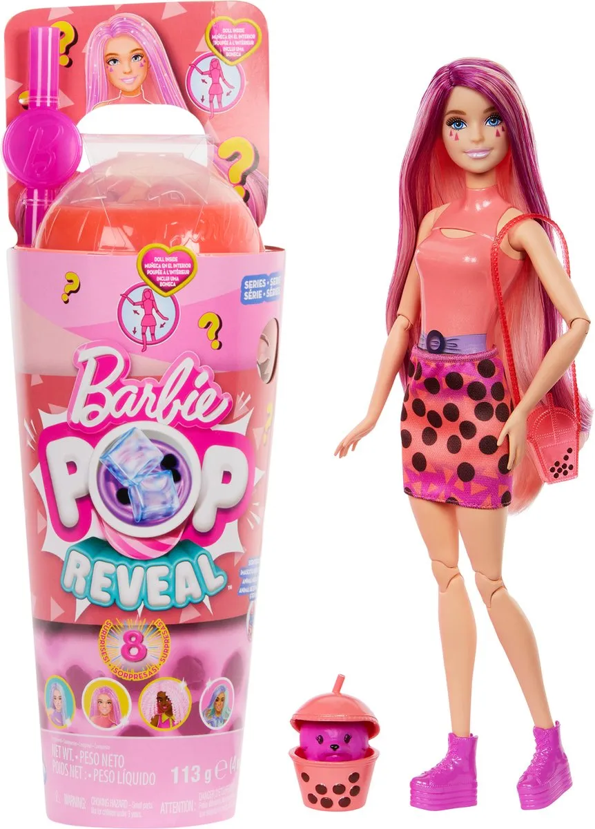 Barbie Reveal Bubbeltee Pop Mango Mochi - 2014621