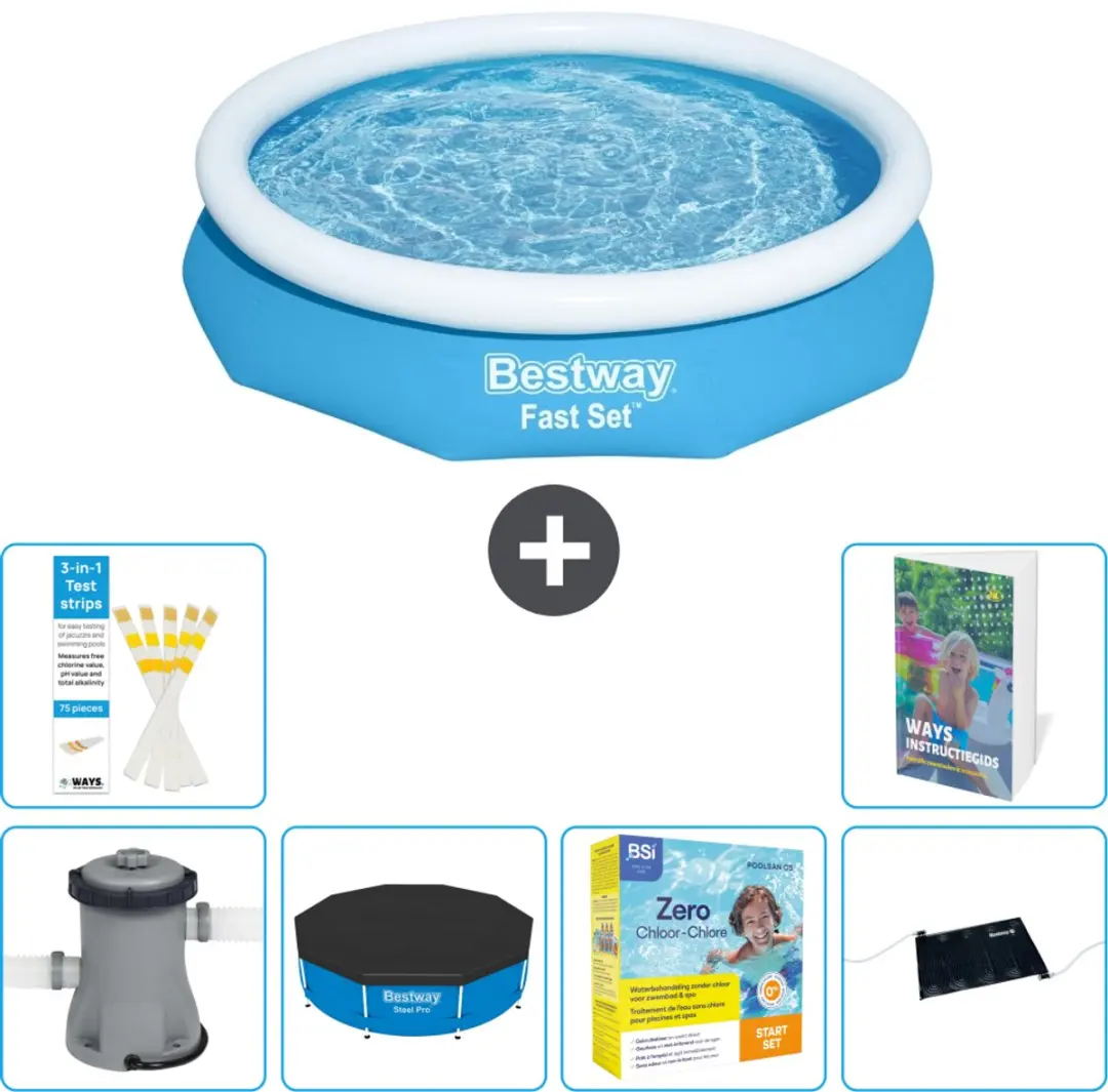 Bestway Fast Set Rond Zwembad 305x66cm