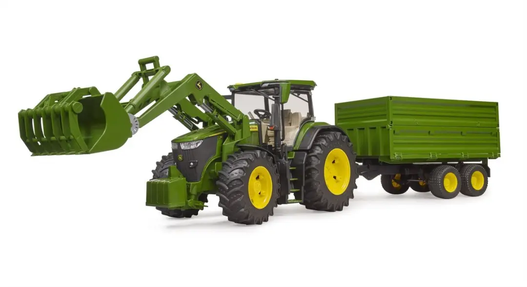 Bruder John Deere 7R 350 Landbouwvoertuig Set - Hout - afbeelding 6 van 6