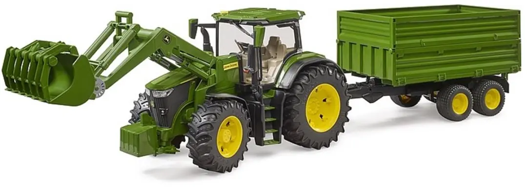 Bruder John Deere 7R 350 Landbouwvoertuig Set - Hout